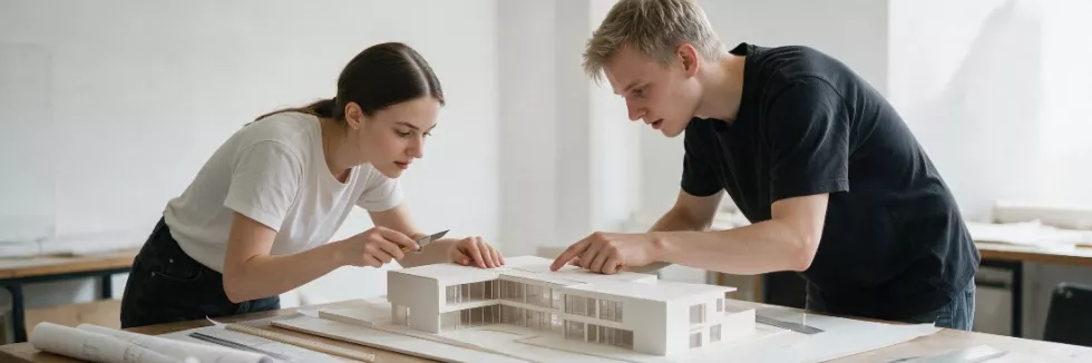 architecture-students-working-on-building-scale-model-test