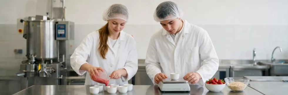 food-technology-students-testing-fruit-yoghurt-samples