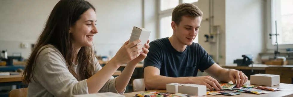 students-arranging-a-product-display-on-a-table-test
