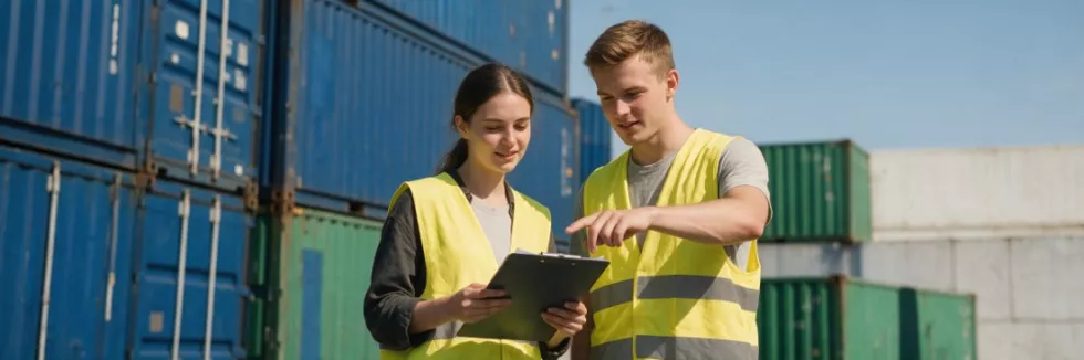 students-checking-shipping-containers-at-a-port-terminal