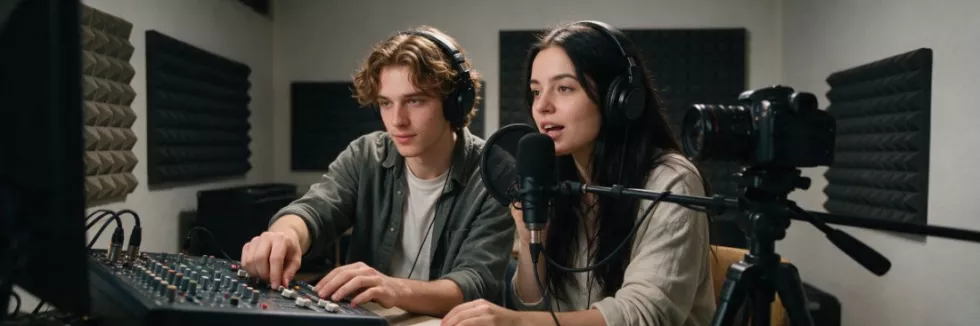 students-recording-audio-and-video-in-a-small-studio