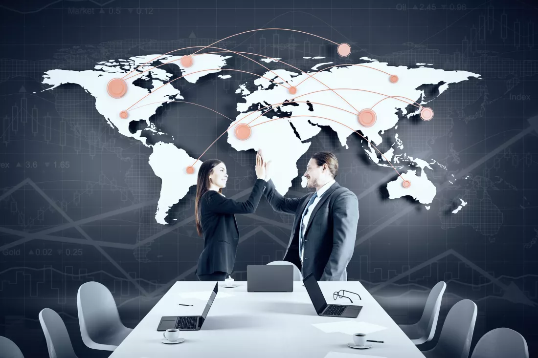 happy-two-businesspeople-office