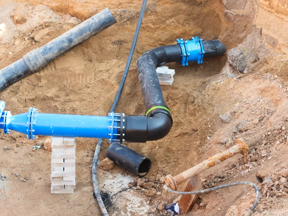 repairing-process-underground-water-supply-pipeline