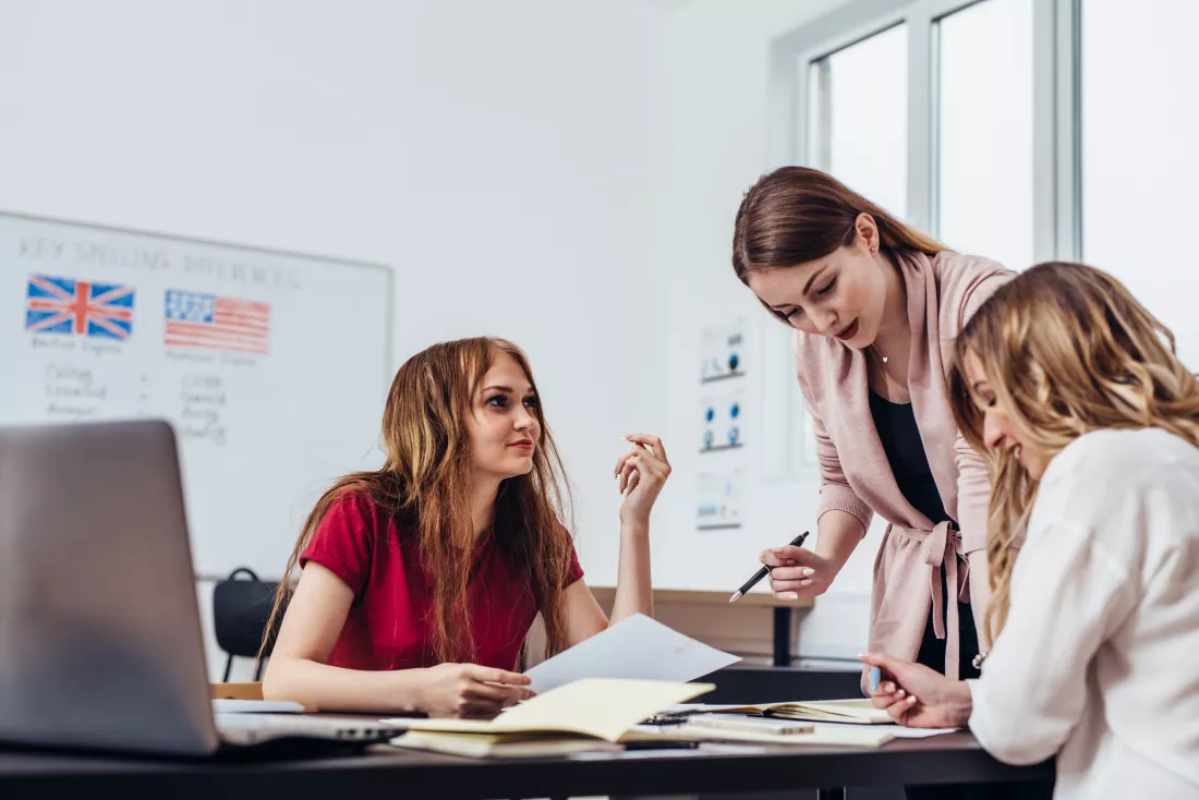 female-college-students-classroom-school-study-learn-class