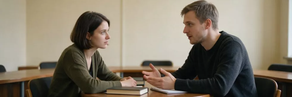 two-philosophy-students-debating-at-a-seminar-table